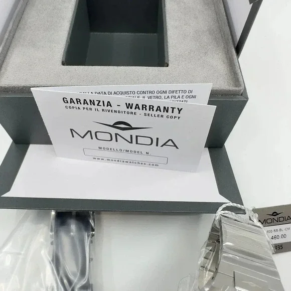 Mondia Mens Wristwatch Madison Forma 820 Stainless Steel Silver MI-820-SS-BL-CM - Picture 7 of 10